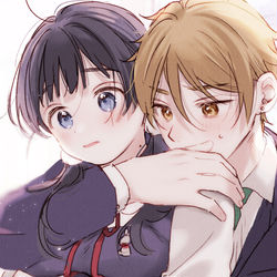 This is a pixiv picture whose title is 「「（この後どうすればいいんだろ…）」」.