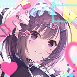 This is a pixiv picture whose title is 東雲絵名.