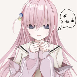 This is a pixiv picture whose title is 喜多ちゃんに服を着せられたぼっちちゃん.