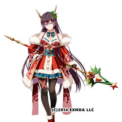 This is a pixiv picture whose title is 御城プロジェクト:RE 　[聖夜]龍王山城.