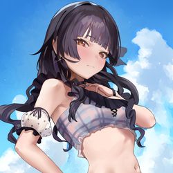 This is a pixiv picture whose title is Fuyuko summer.