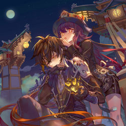 This is a pixiv picture whose title is 中秋贺图.