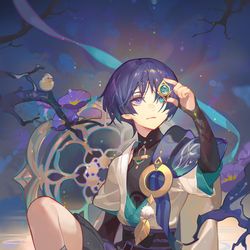 This is a pixiv picture whose title is Wanderer.