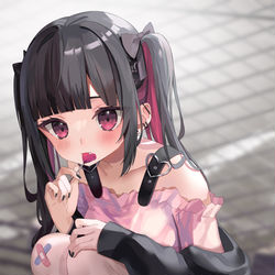 This is a pixiv picture whose title is 地雷系.