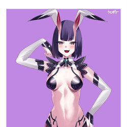 This is a pixiv picture whose title is 酒吞童子逆バニー.