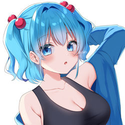 This is a pixiv picture whose title is にとり.