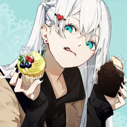 This is a pixiv picture whose title is あげないよ.