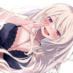This is a pixiv picture whose title is 【4日目】ドスケベギャルとの同棲生活.