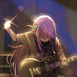 This is a pixiv picture whose title is ほかに何も聴きたくない　わたしが放つ音以外.