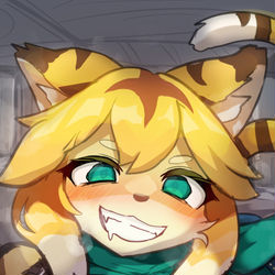 This is a pixiv picture whose title is さいこ～顔のミアちゃん.
