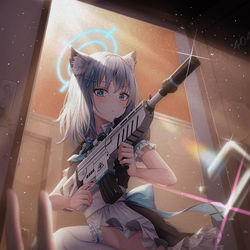 This is a pixiv picture whose title is シロコ.