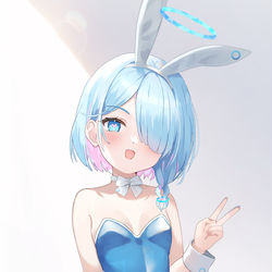 This is a pixiv picture whose title is バニーアロナ.