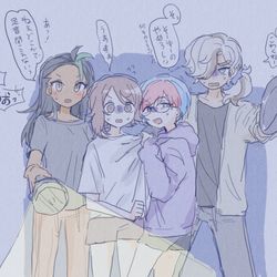 This is a pixiv picture whose title is みんなで肝試し！.