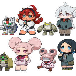 This is a pixiv picture whose title is 水星のろぼとる.