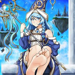 This is a pixiv picture whose title is Water Enchantress of the Temple.