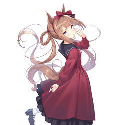 This is a pixiv picture whose title is 「イヤです」.