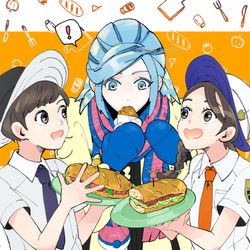 This is a pixiv picture whose title is 「食べてみて」.