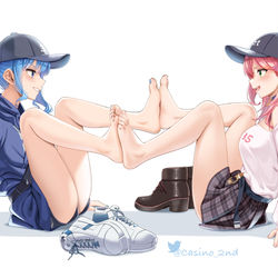 This is a pixiv picture whose title is 足相撲.