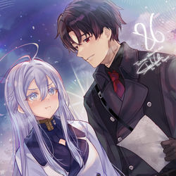 This is a pixiv picture whose title is コート。100年ぶりに描いた気がするシンレナ.