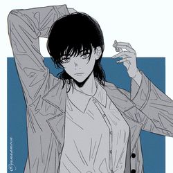 This is a pixiv picture whose title is 💙✨.