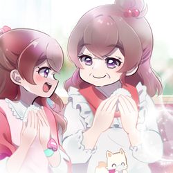 This is a pixiv picture whose title is デパプリ３８話.