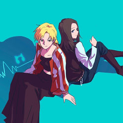 This is a pixiv picture whose title is バンドリ落書き11の③(RAS、モニカ、ポピパ等).