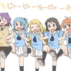 This is a pixiv picture whose title is バンドリ落書き11の① (ハロハピ、アフグロ).