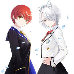 This is a pixiv picture whose title is ポルックス×シャルトリュー.