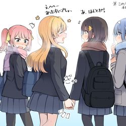 This is a pixiv picture whose title is 冬の朝.