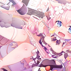 This is a pixiv picture whose title is 桃宫草莓.