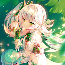 This is a pixiv picture whose title is 小吉祥草王.