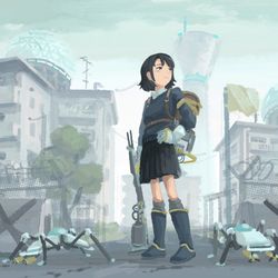 This is a pixiv picture whose title is 基地.
