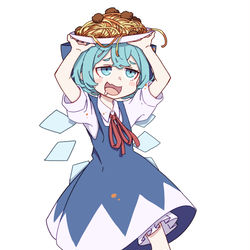 This is a pixiv picture whose title is あたまわるわるチルノちゃん.