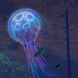 This is a pixiv picture whose title is 海月公園.