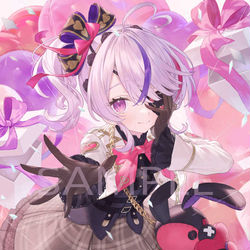 This is a pixiv picture whose title is マリアマリオネットさんの誕生日グッズ用イラスト！.