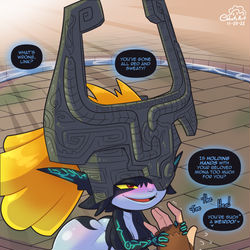 This is a pixiv picture whose title is TLOZ: Midna's Clutches.