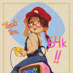 This is a pixiv picture whose title is 64(k) Special!.