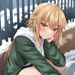 This is a pixiv picture whose title is 「おはよ。」.