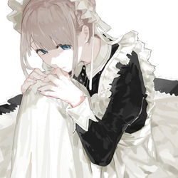 This is a pixiv picture whose title is メイドあさひ.