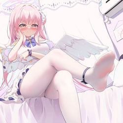 This is a pixiv picture whose title is 未花酱.