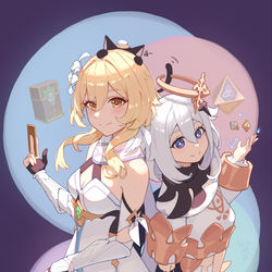 This is a pixiv picture whose title is 七圣召唤.