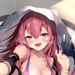 This is a pixiv picture whose title is 指揮官もほら、早くこっちおいで～.