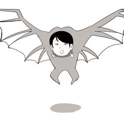 This is a pixiv picture whose title is バサバサ女.