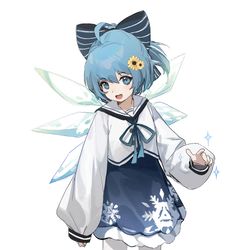 This is a pixiv picture whose title is チルノ.