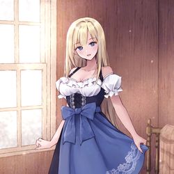 This is a pixiv picture whose title is ディアンドルさん.