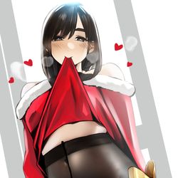 This is a pixiv picture whose title is 後輩ちゃん.