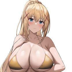 This is a pixiv picture whose title is ダクネス.