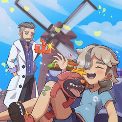 This is a pixiv picture whose title is 記念撮影.