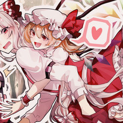 This is a pixiv picture whose title is てるもこフラ.