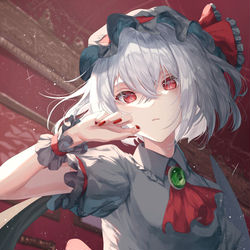 This is a pixiv picture whose title is 黒レミリア.